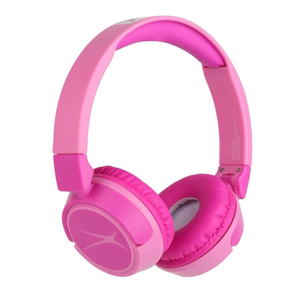 Pink Altec Lansing Kid Safe 2-in-1 Bluetooth Wireless Headphones
